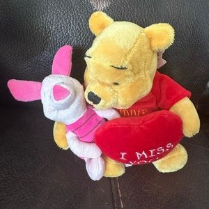 NWT Disney Pooh Piglet Plush